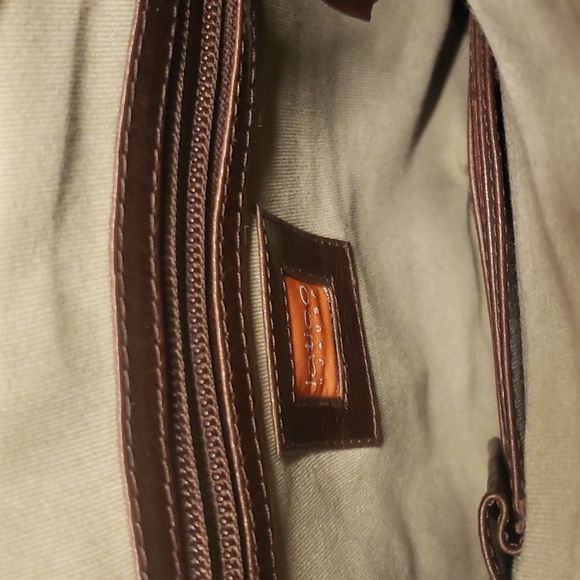 Latico Brown Crossbody Bag with Glossy Leather Finish - Picture 7 of 7